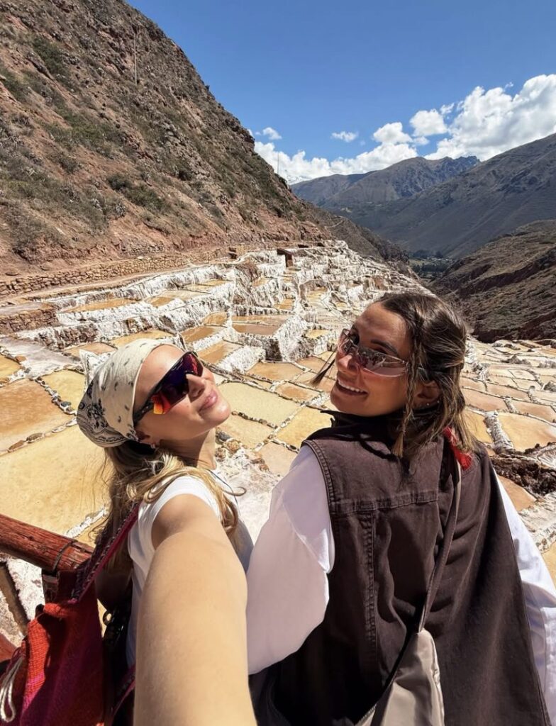 Selfie alle Saline di Maras